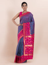 KAVVYA  TWO TONE MUSTARD IKAT SAREE